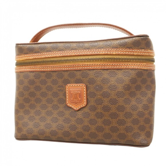 Celine Vanity Bag Macadam Brown - Picture 1 of 9